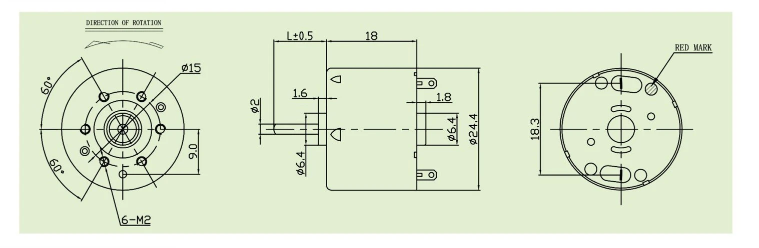 310C motor outline 310C motor outline